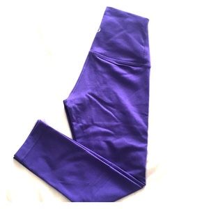 Lululemon wunder under crop high rise